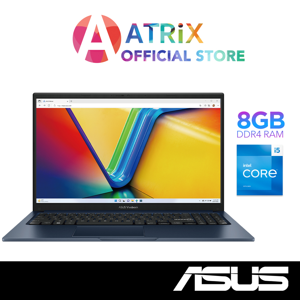 【Express Delivery】ASUS Vivobook 15 | X1504VA-BQ054W | 15.6&quot; FHD | i5-1335U | 8GB DDR4 | 512GB SSD | Win11 |